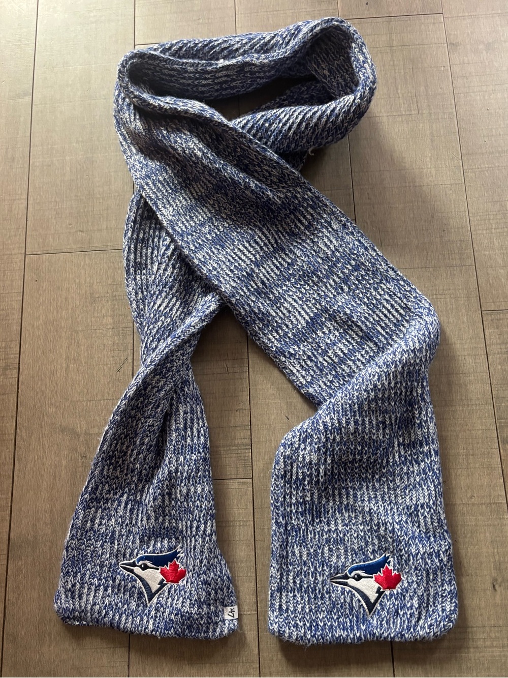 ♠️5/$25♠️Toronto Blue Jays 47' Knit Scarf - Blue/White